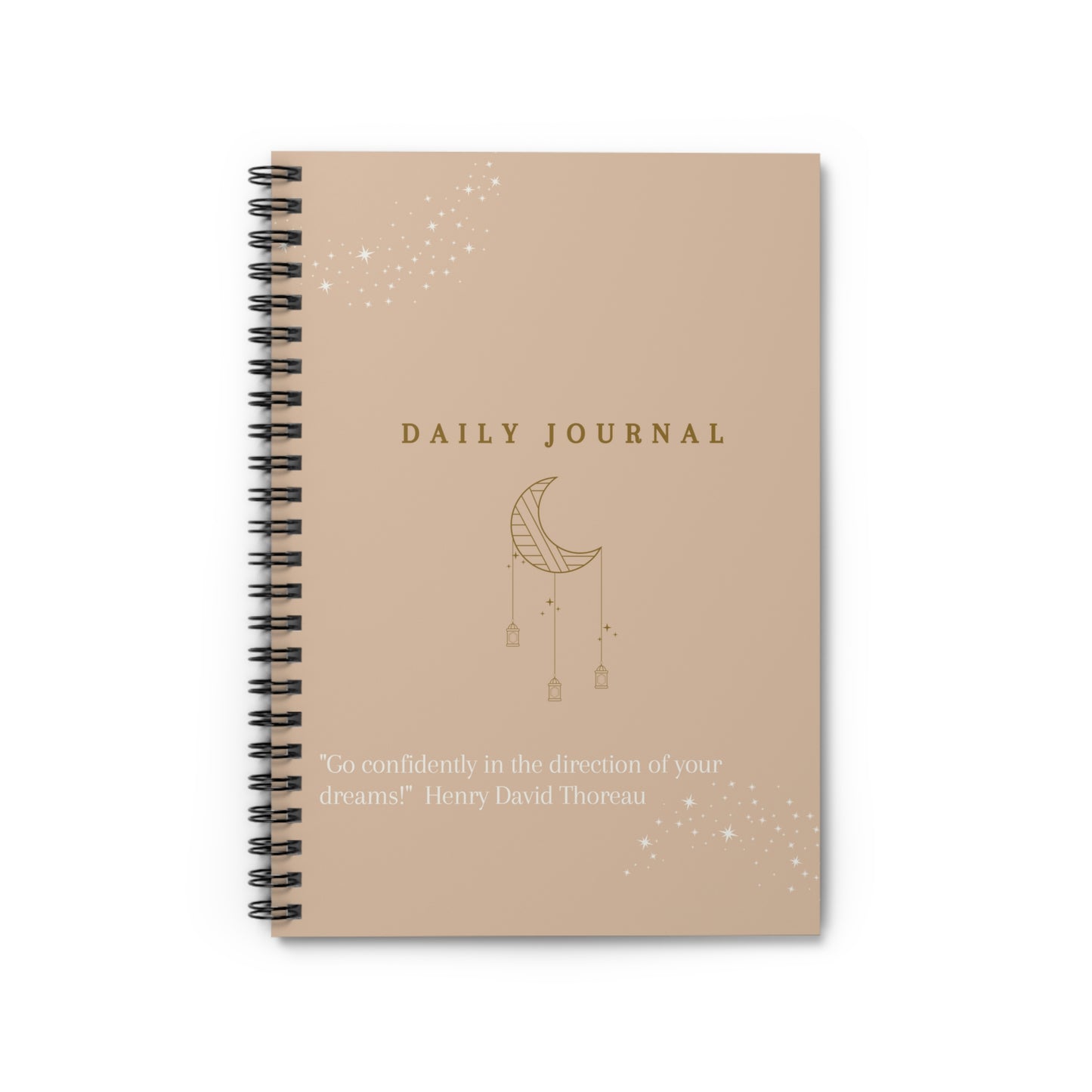 Daily Journal Spiral Notebook - Ruled Line