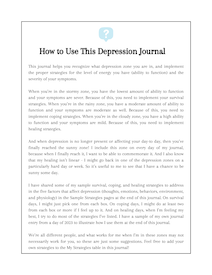Find Your Calm in the Storm: My Depression Journal