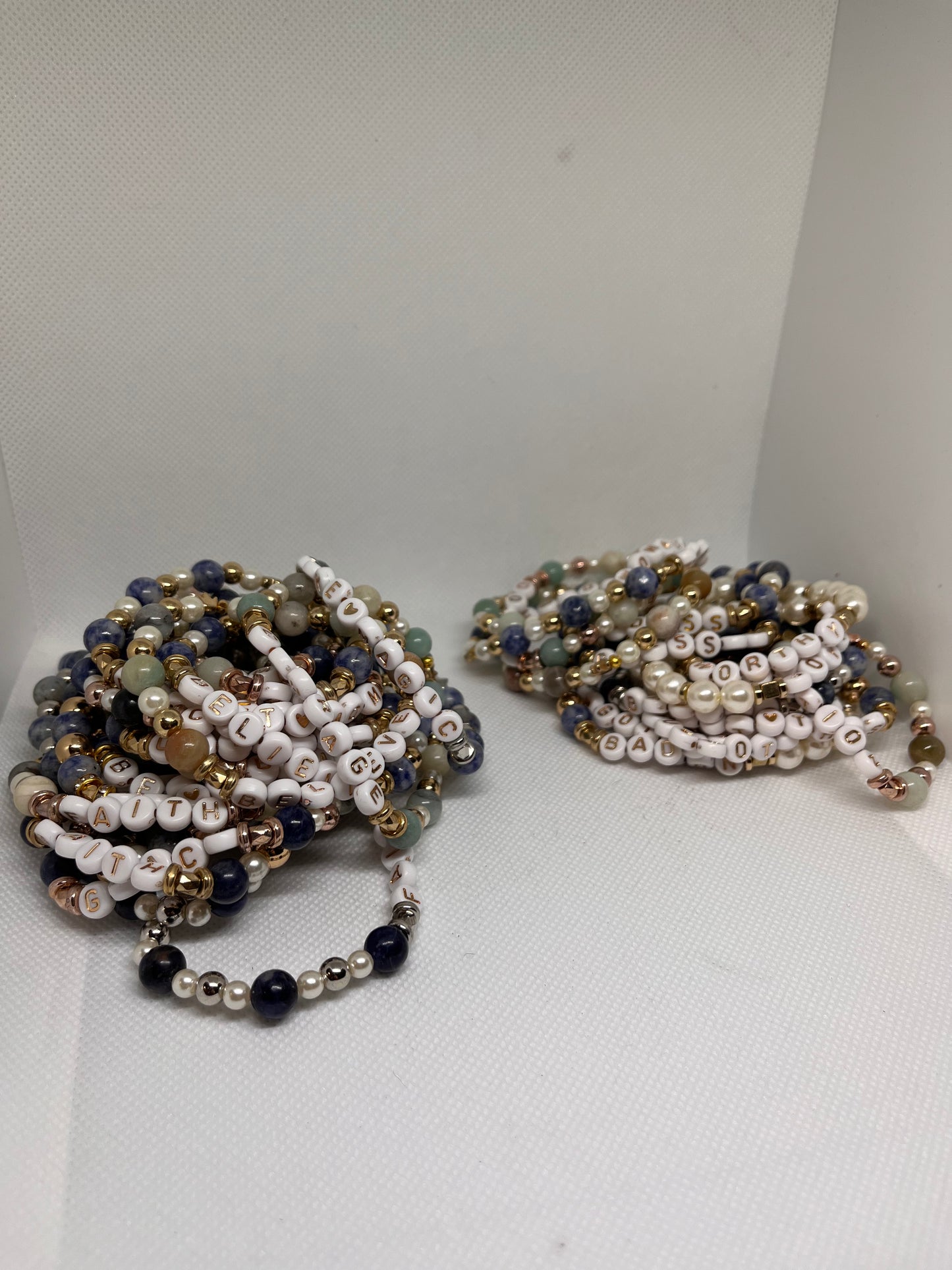 Inspirational Word Bracelet (1 piece) - Various Words Available (Breathe, Sunshine, Dog Mom, etc.)