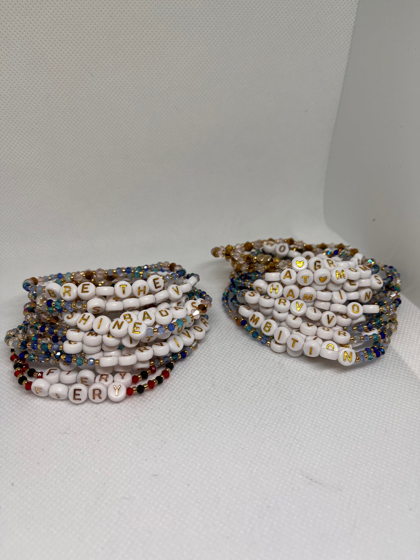 Inspirational Word Bracelet (1 piece) - Various Words Available (Breathe, Sunshine, Dog Mom, etc.)