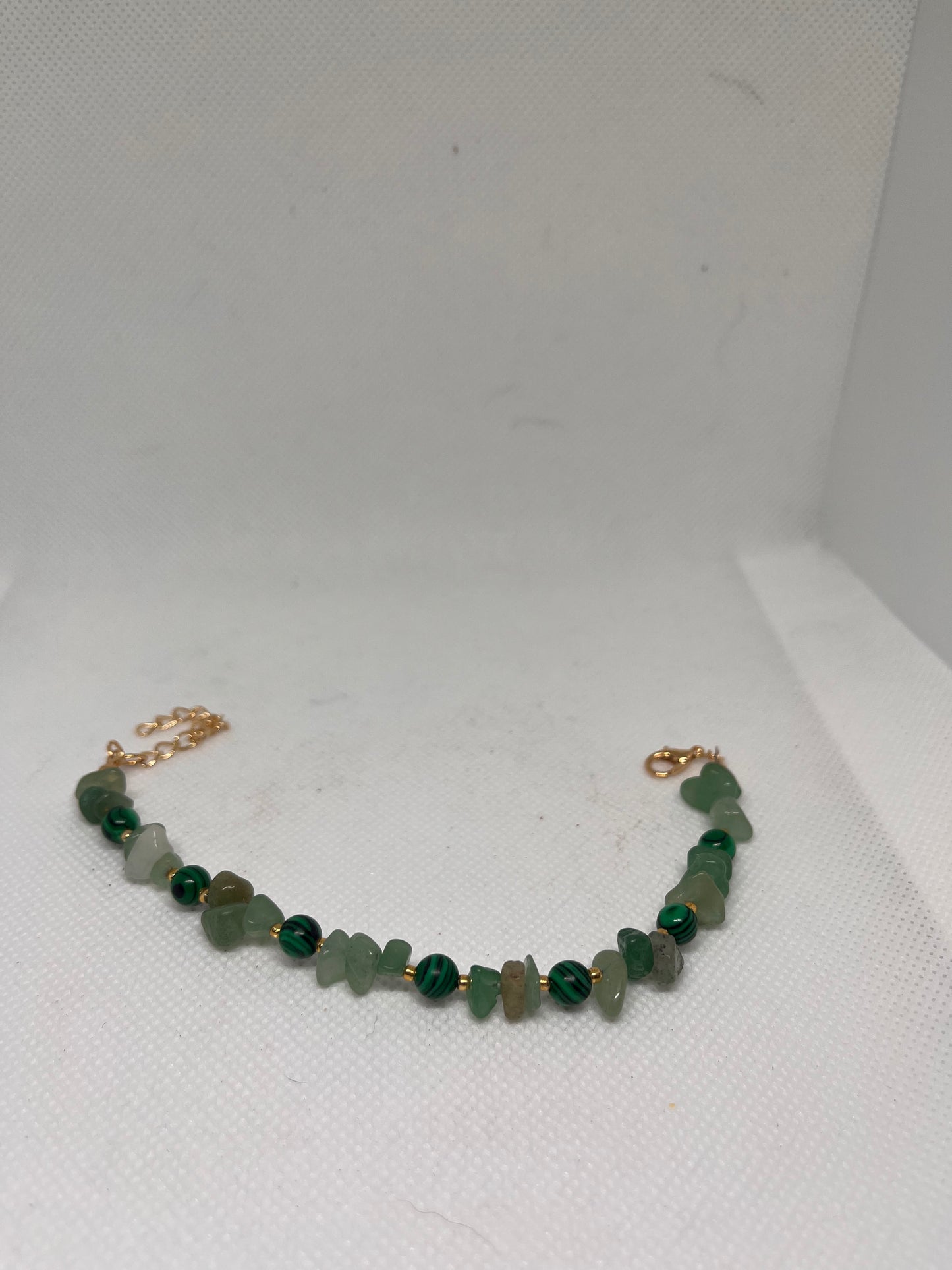 Malachite and Aventurine Fairy Bracelet