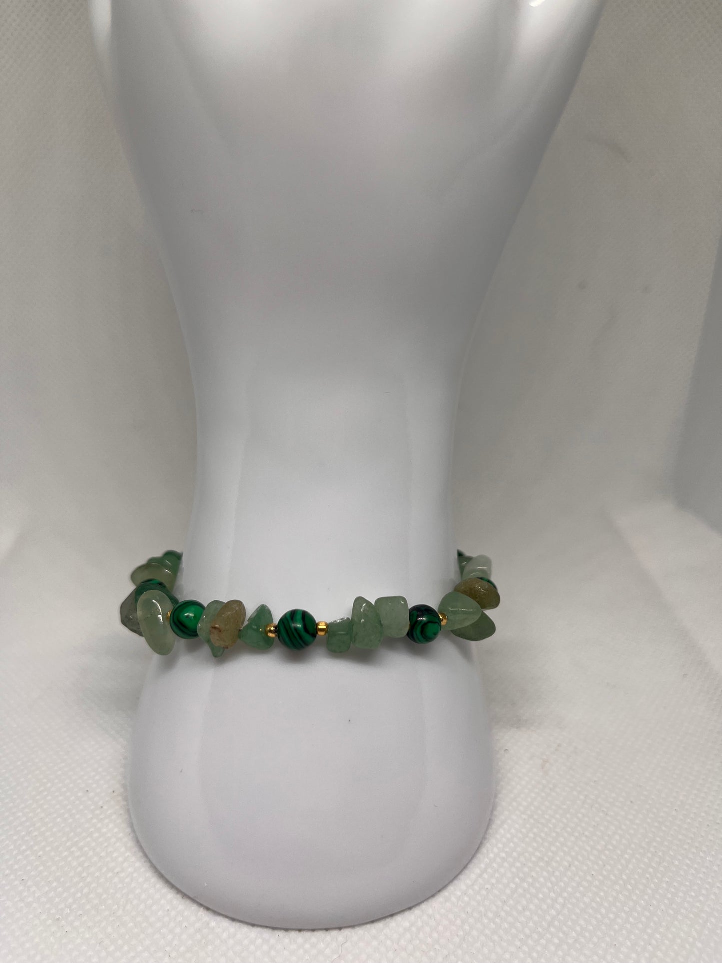 Malachite and Aventurine Fairy Bracelet