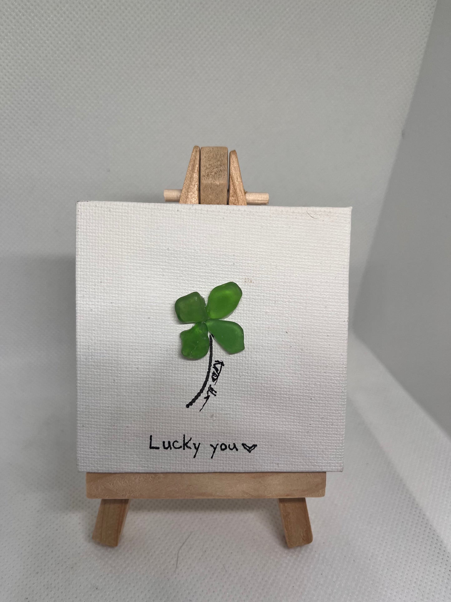 Beautiful 3x3 Sea Glass Art (1 pc)