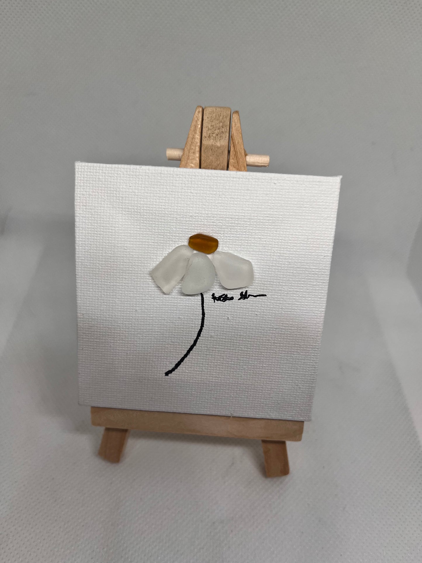 Beautiful 3x3 Sea Glass Art (1 pc)