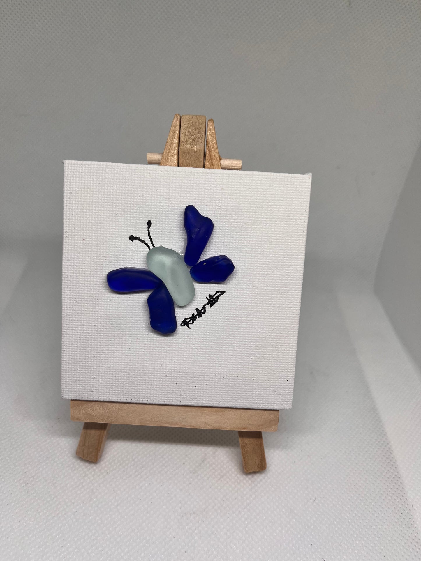 Beautiful 3x3 Sea Glass Art (1 pc)