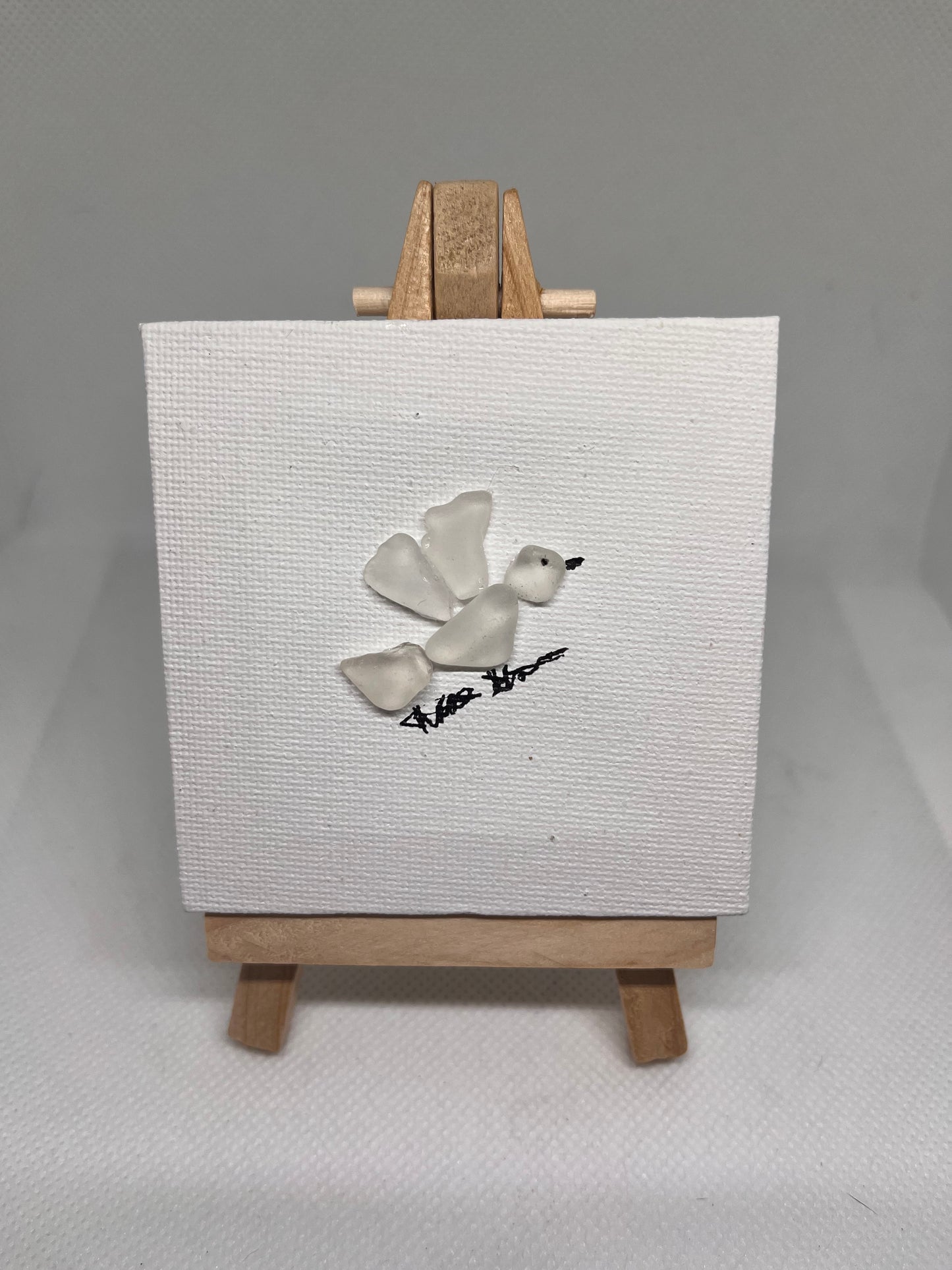 Beautiful 3x3 Sea Glass Art (1 pc)
