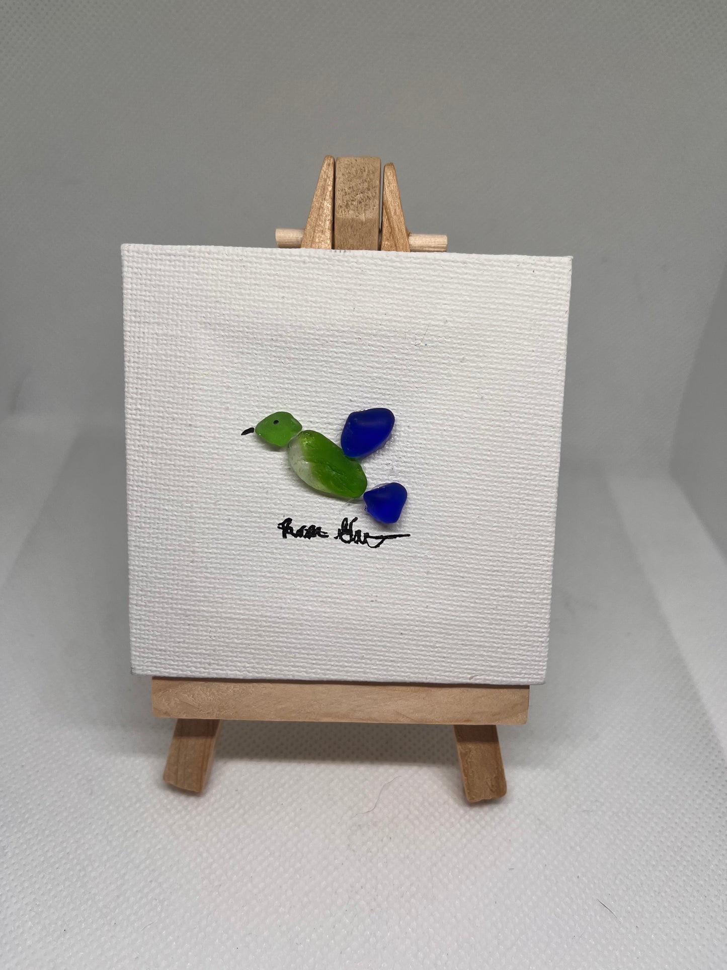 Beautiful 3x3 Sea Glass Art (1 pc)