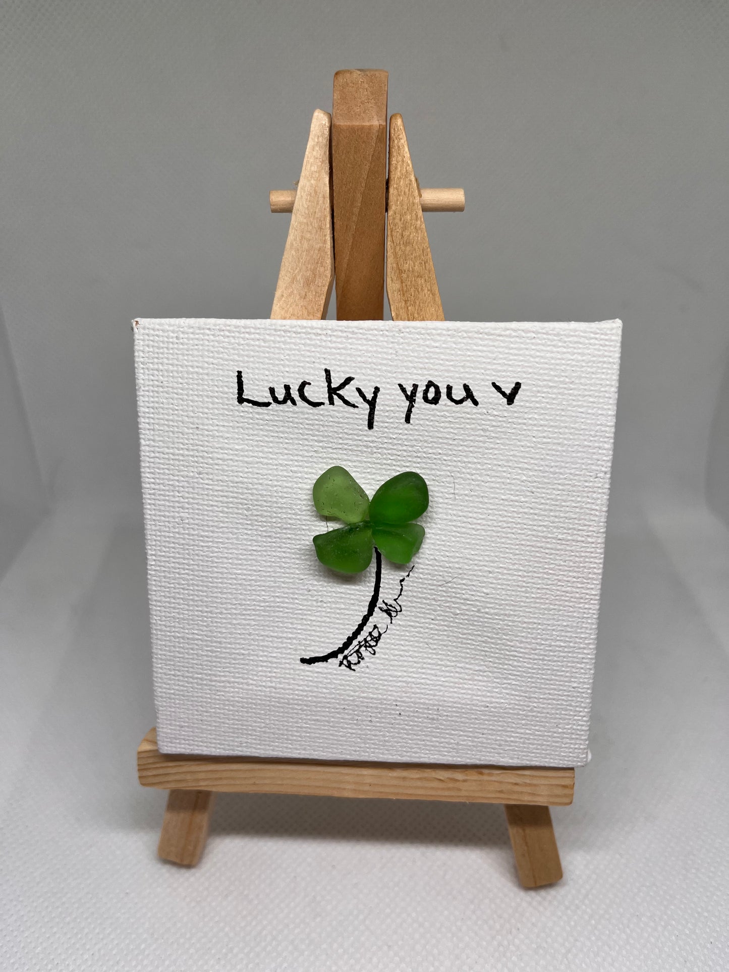 Beautiful 3x3 Sea Glass Art (1 pc)