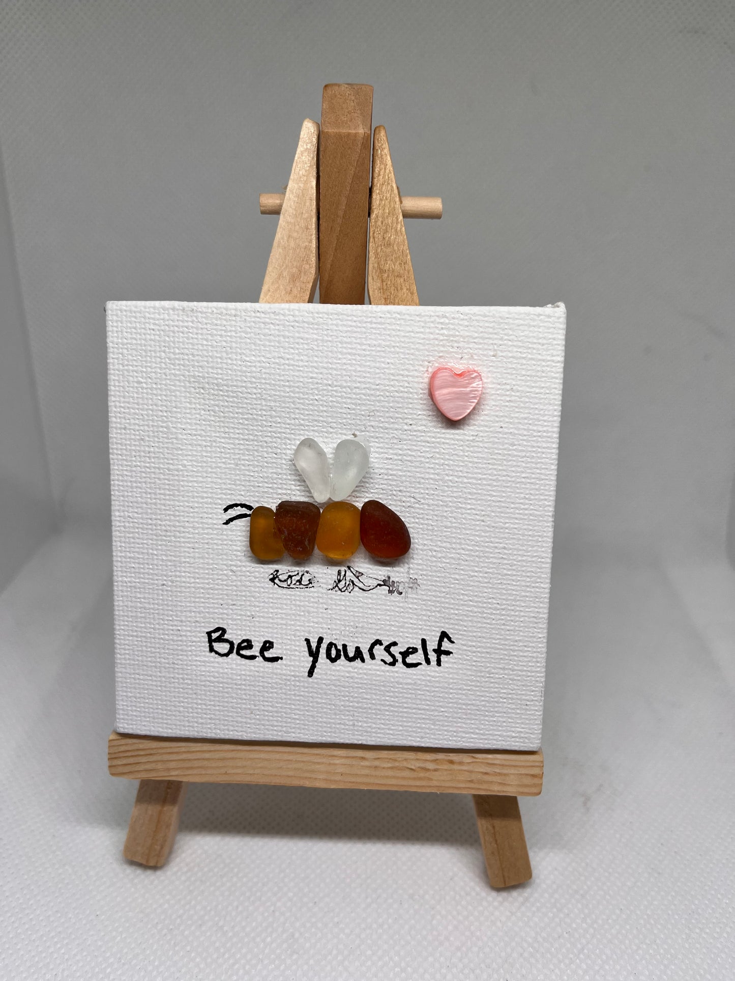 Beautiful 3x3 Sea Glass Art (1 pc)