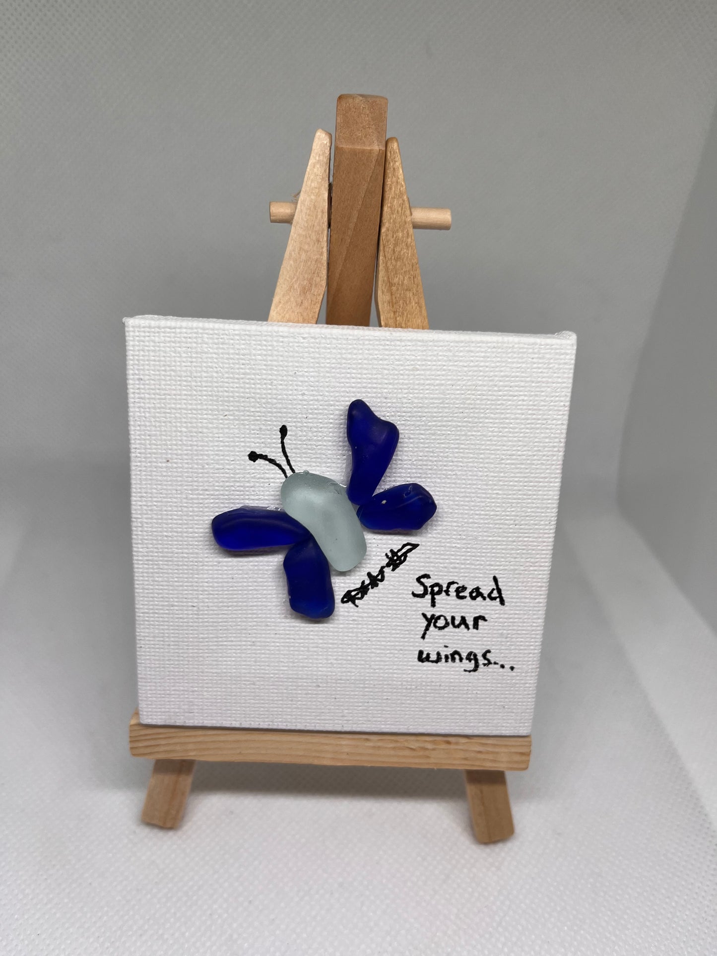 Beautiful 3x3 Sea Glass Art (1 pc)