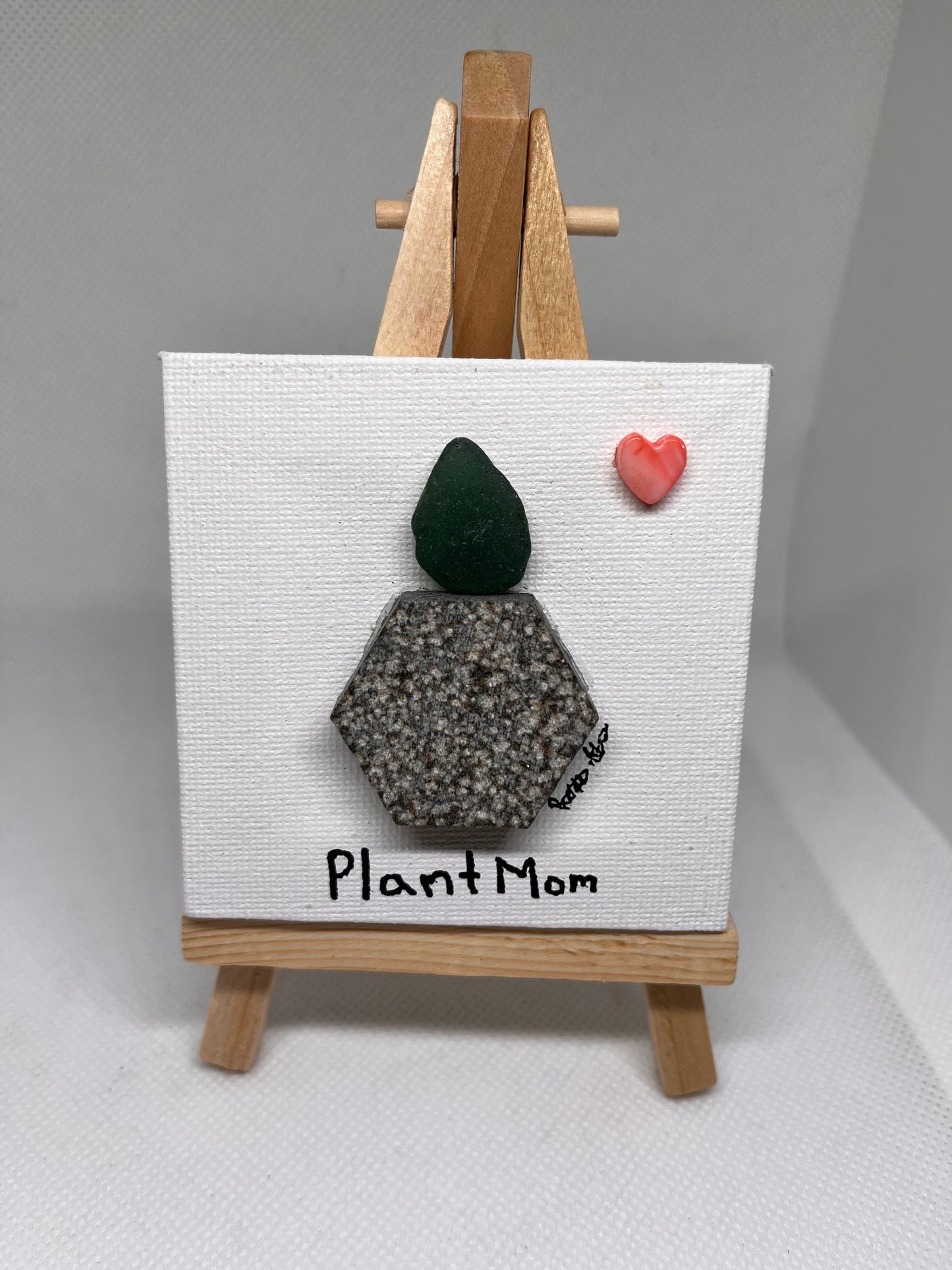 Beautiful 3x3 Sea Glass Art (1 pc)