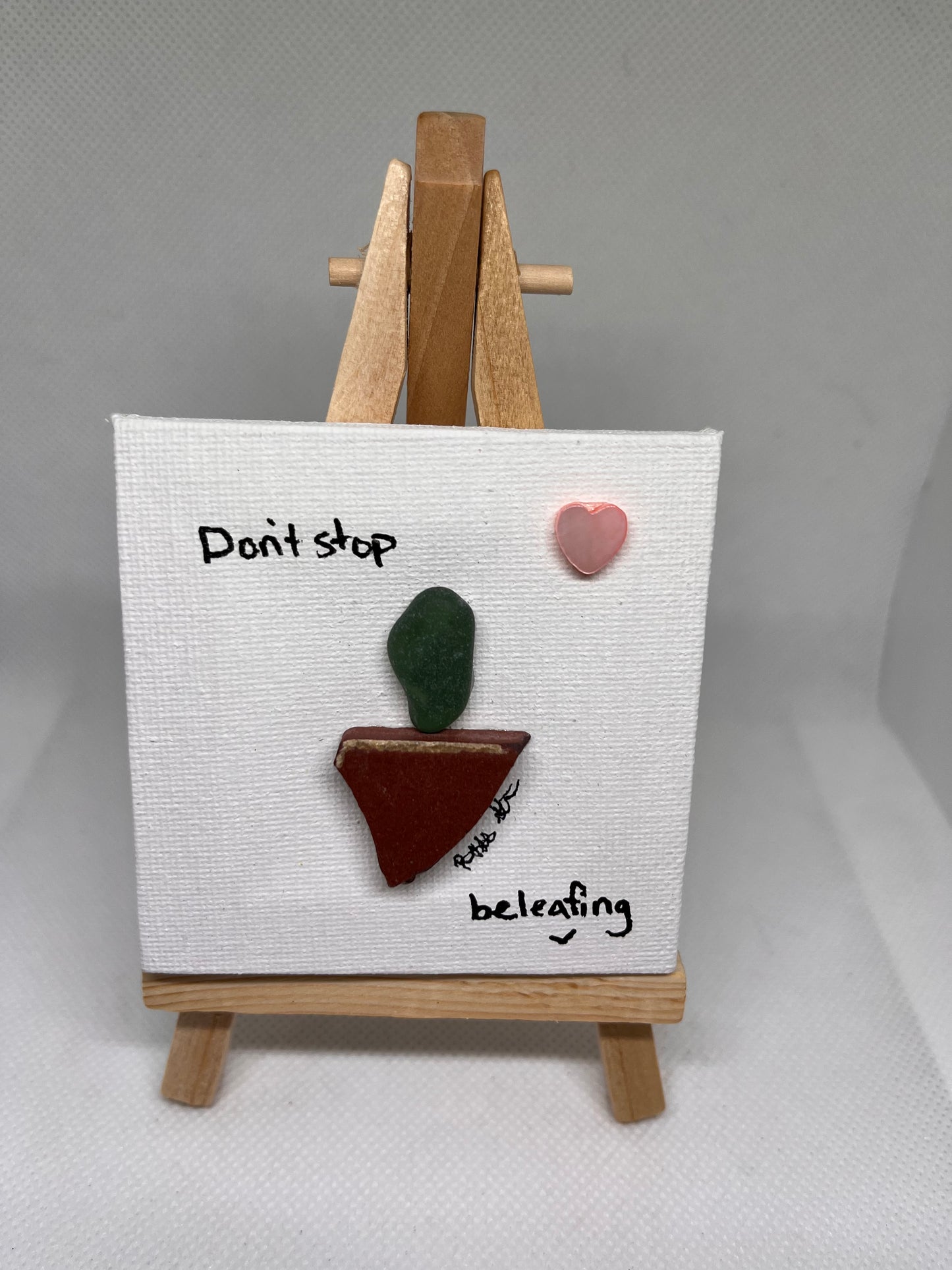 Beautiful 3x3 Sea Glass Art (1 pc)