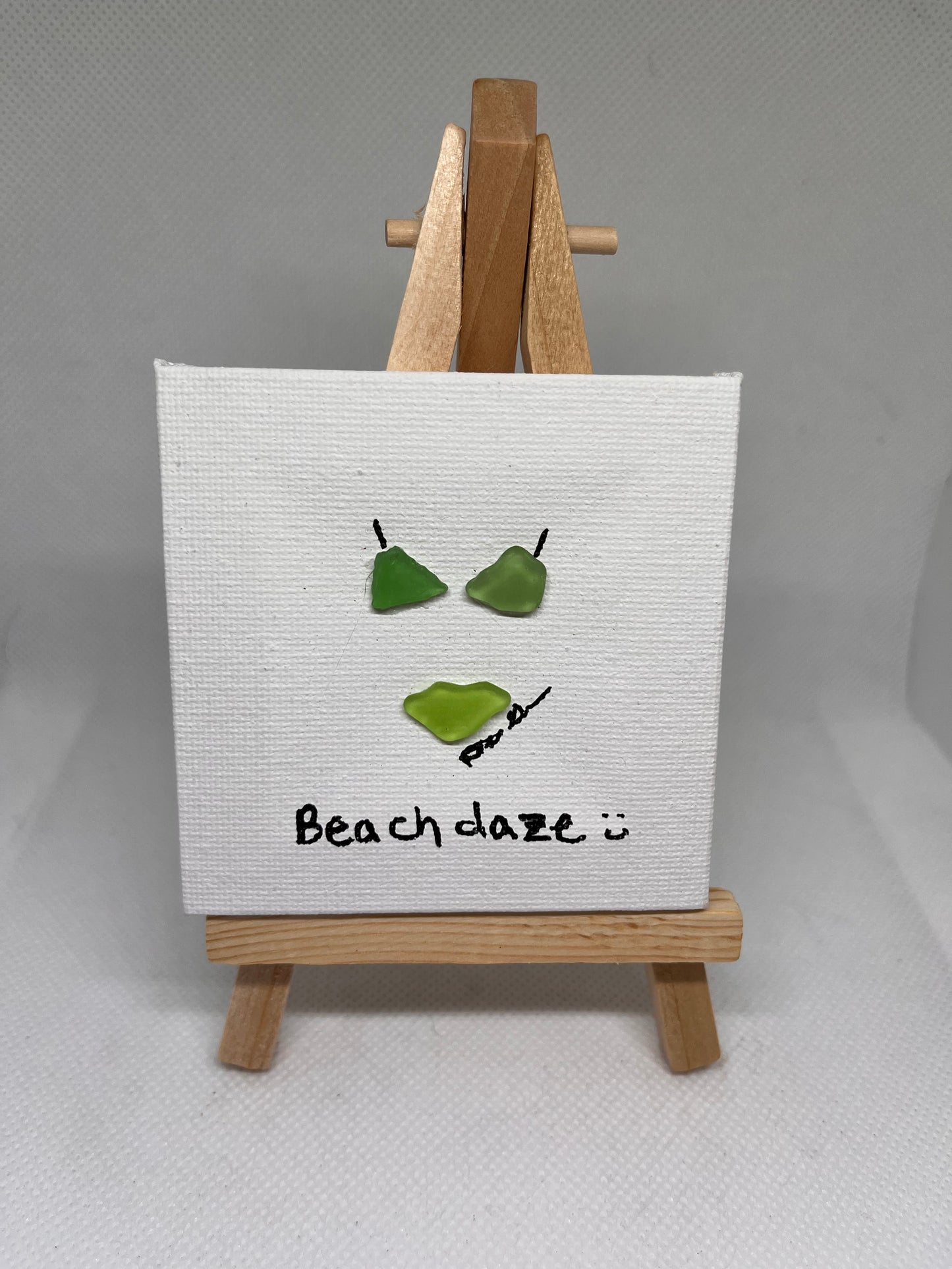 Beautiful 3x3 Sea Glass Art (1 pc)