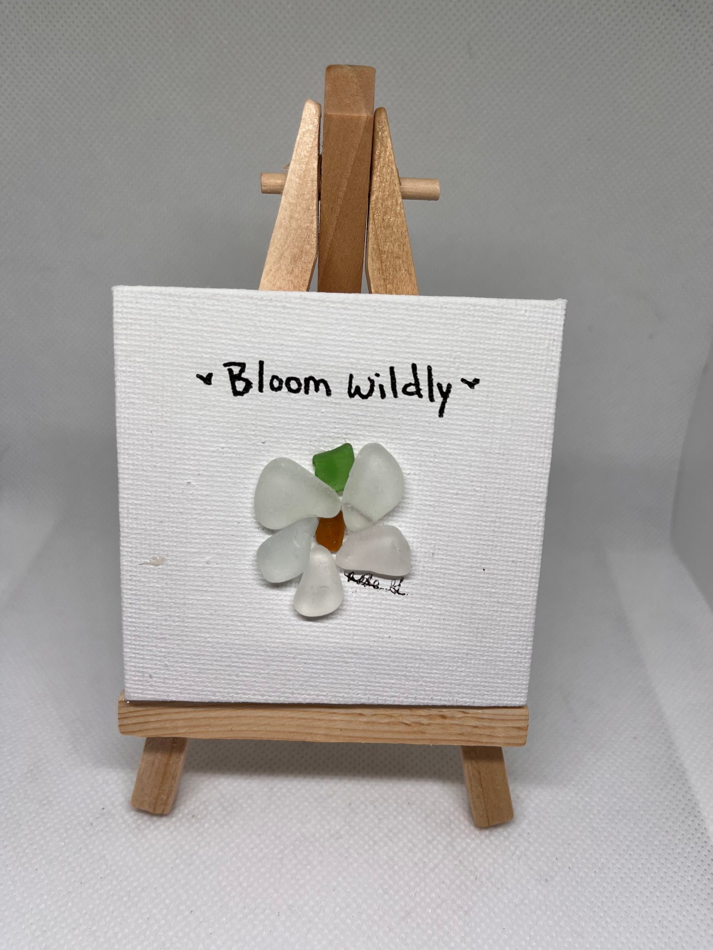 Beautiful 3x3 Sea Glass Art (1 pc)
