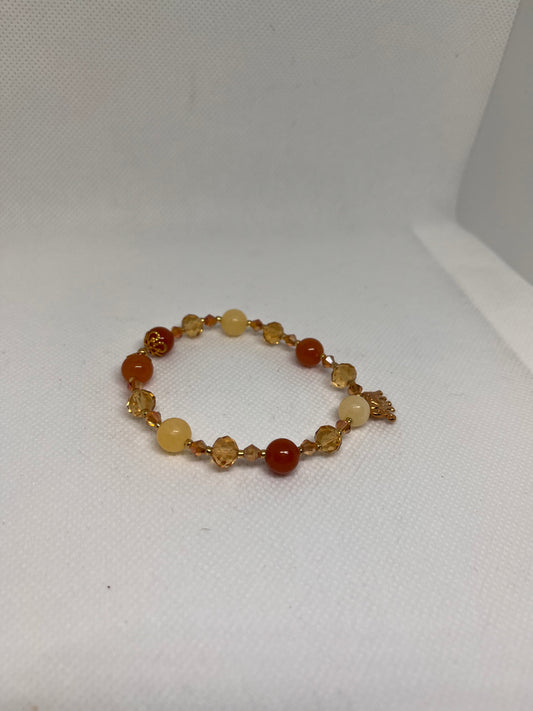Stone Bead Stretch Bracelet (1 piece) - Various Styles