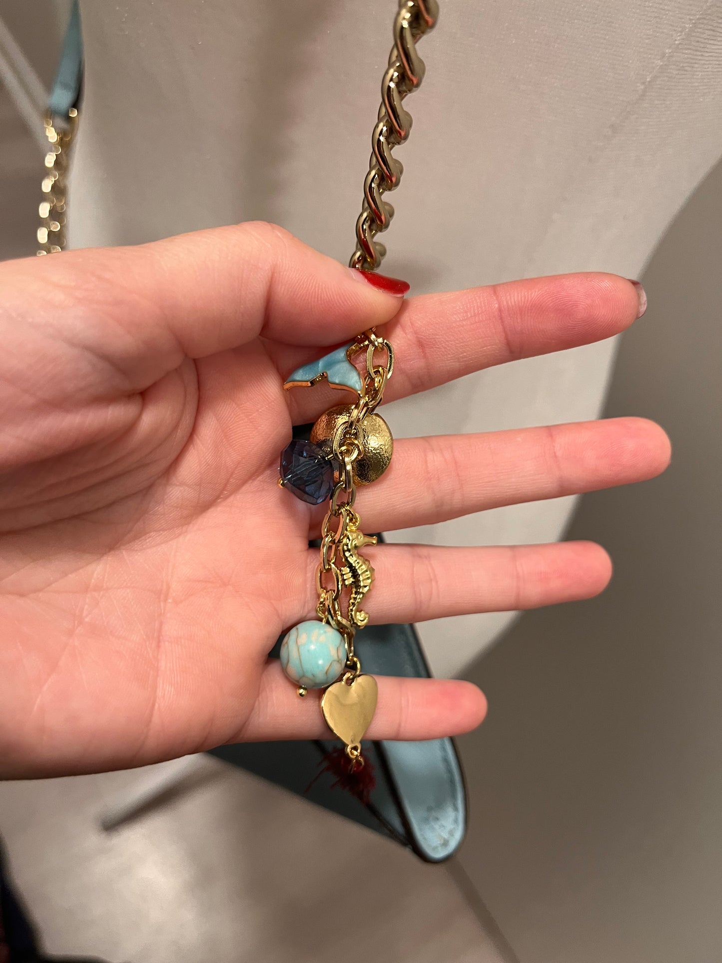 Ocean Charm Purse Dangle