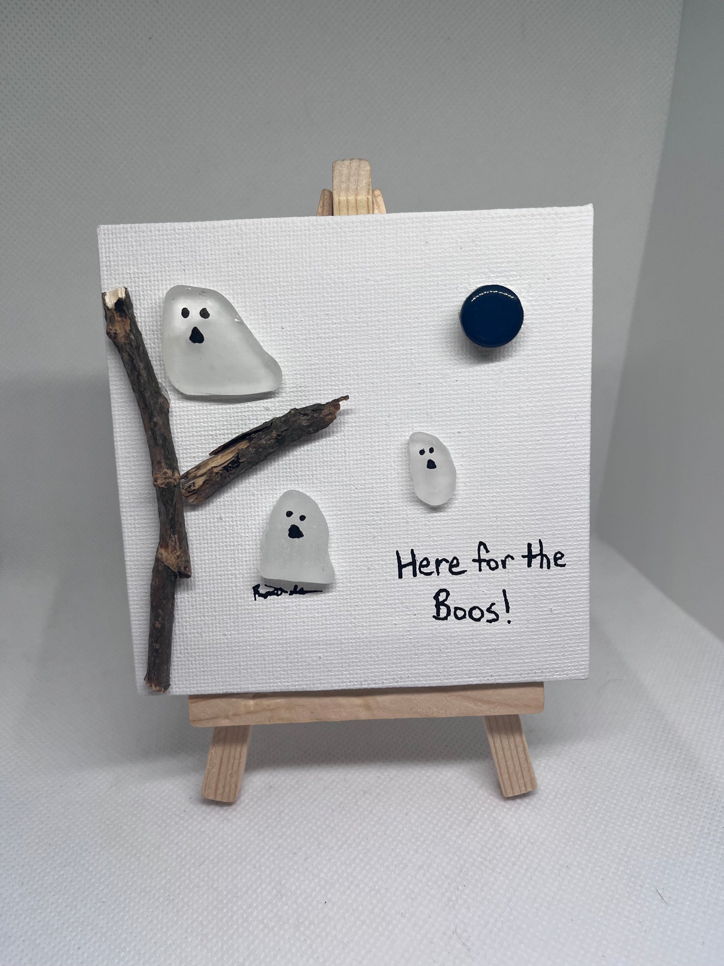 Beautiful 4x4 Sea Glass Art (1 pc)