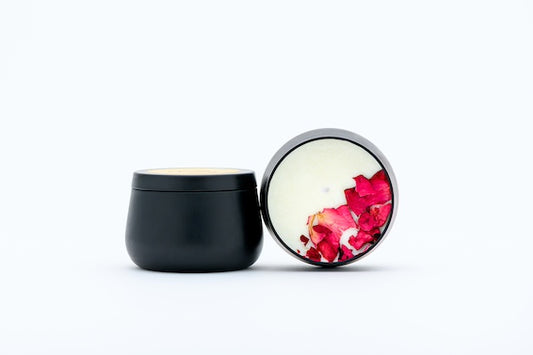 Breathe in Bliss: Rose Petal Candle 4 oz. - A Luxurious Escape for the Senses